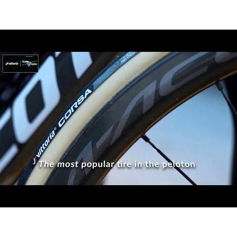 Vittoria Corsa Pro Folding Tyre 700 X 26C TLR G2 Black/Para