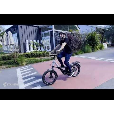 Cube Compact Sport Hybrid 500 Electric Bike Black 'n' Polar Silver
