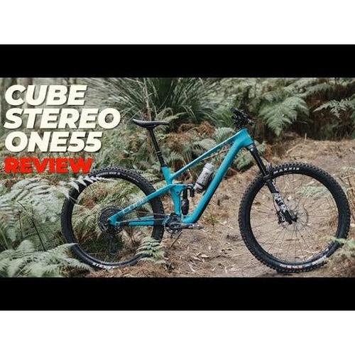 Cube Stereo ONE55 C:62 Race 29 Dual Suspension Mountain Bike Light Grey/Grey