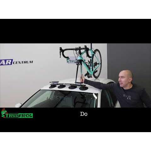 TreeFrog Elite 2 - 2 Bike Vacuum Mounted Rack