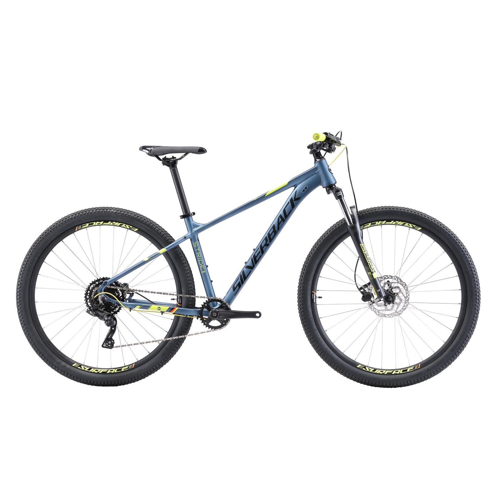 Silverback Stride Sport Mountain Bike Anthracite/Gloss Lime