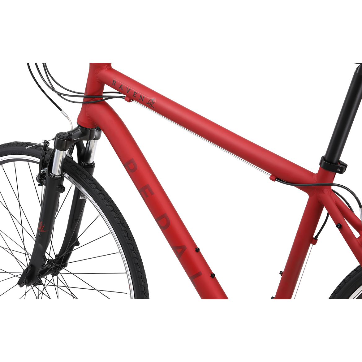 Pedal Raven 2 Hybrid Bike Red