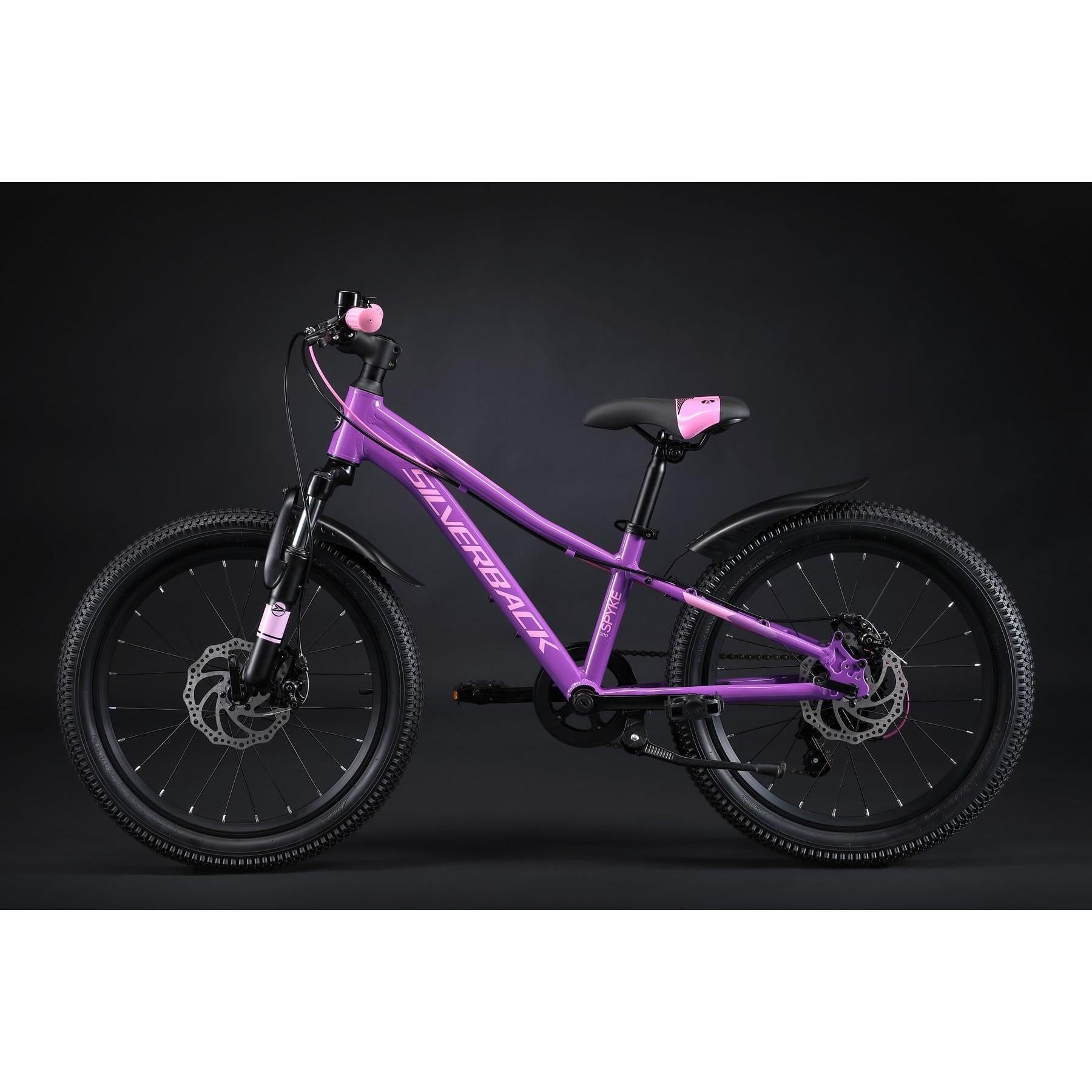 Silverback Spyke 20'' Kid's Mountain Bike Purple/Pink