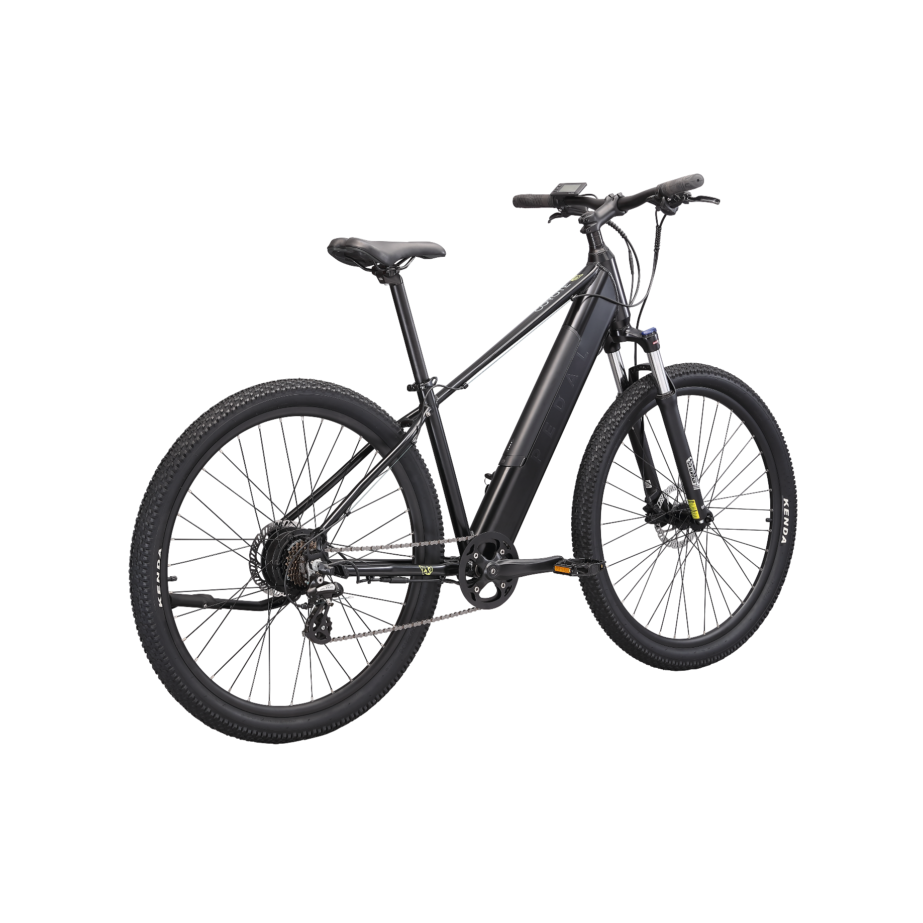 Pedal Coyote Electric Mountain Bike Black/Yellow