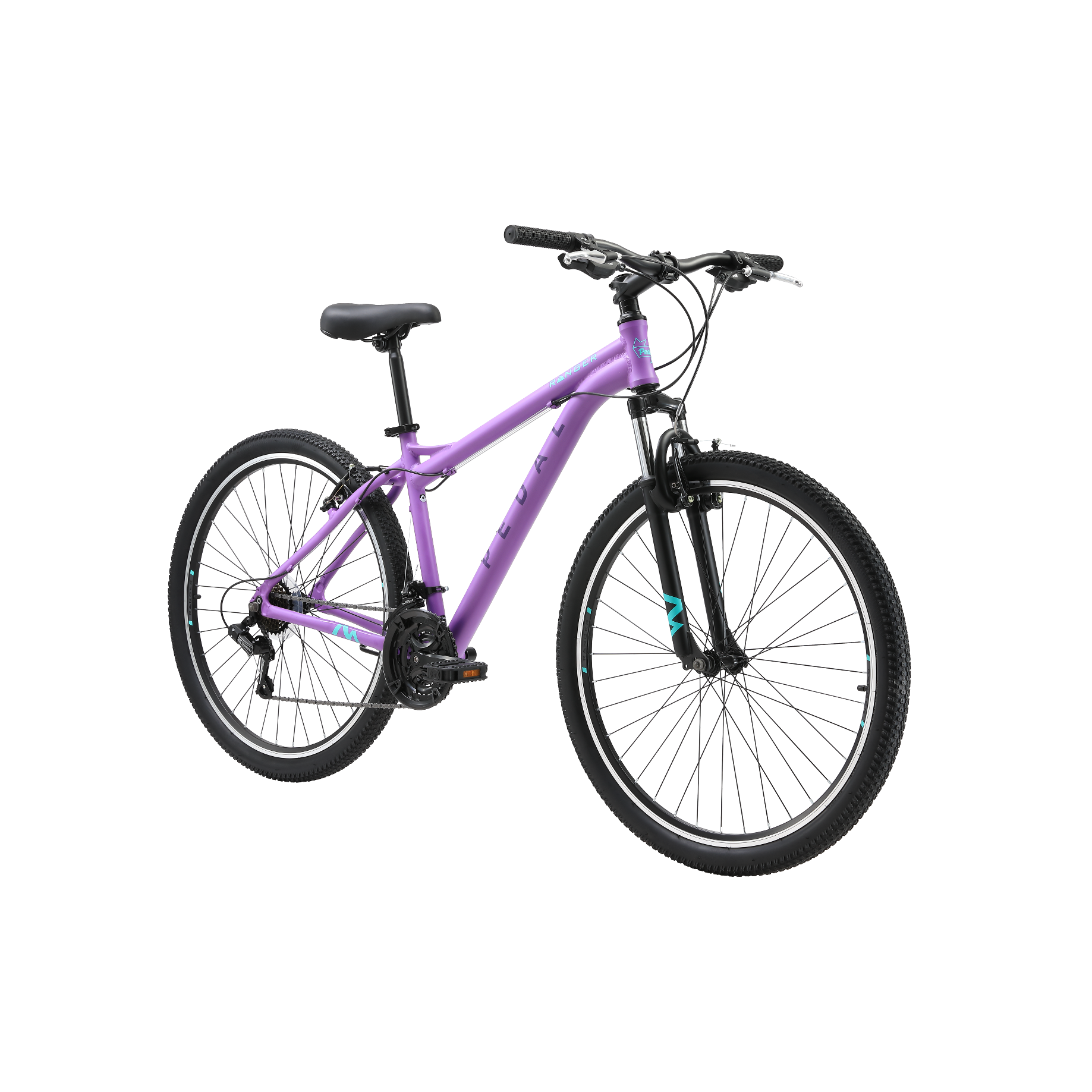 Pedal Ranger 3 Trigger Mountain Bike Lilac/Teal