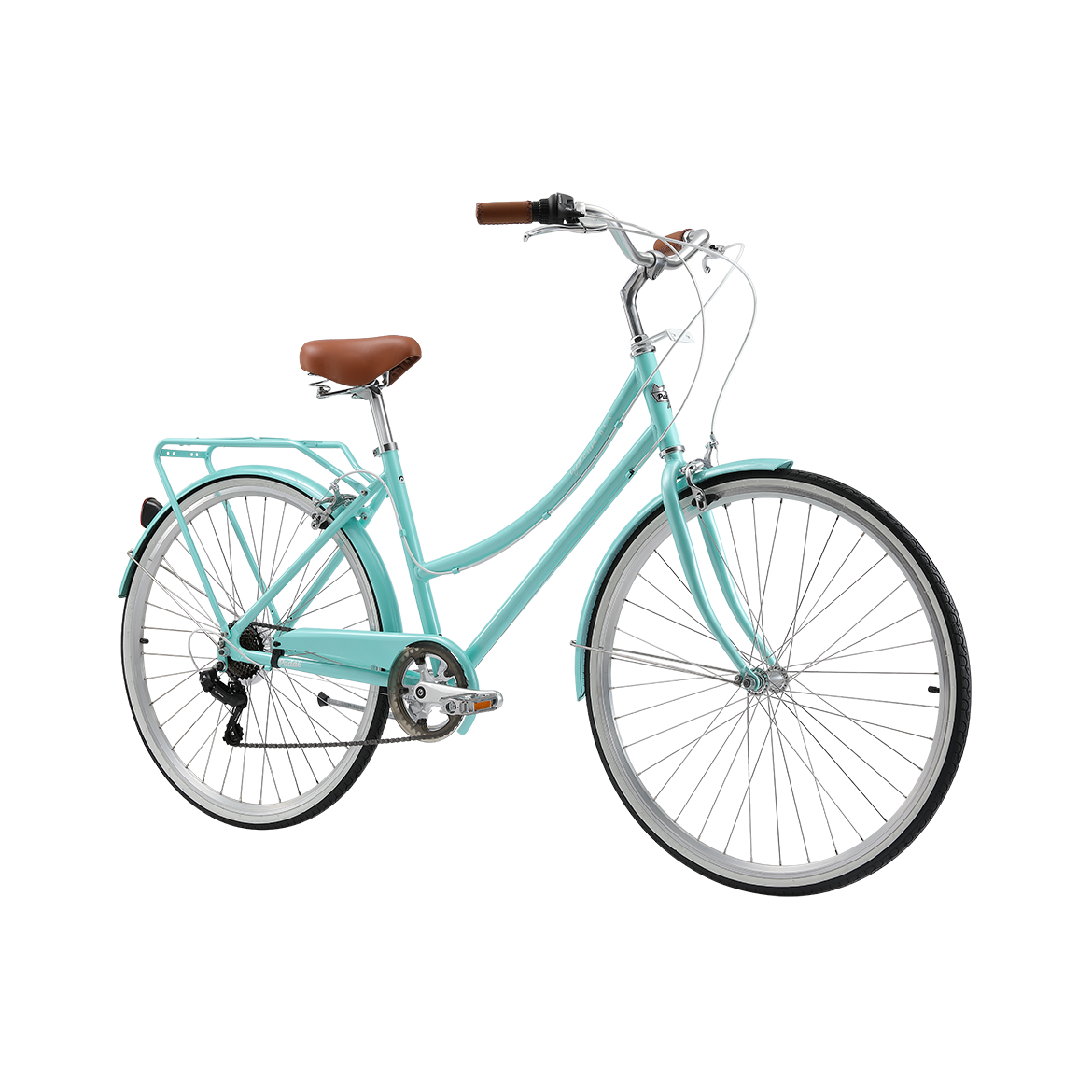 Pedal Uptown DLX Vintage Cruiser Bike Mint Green