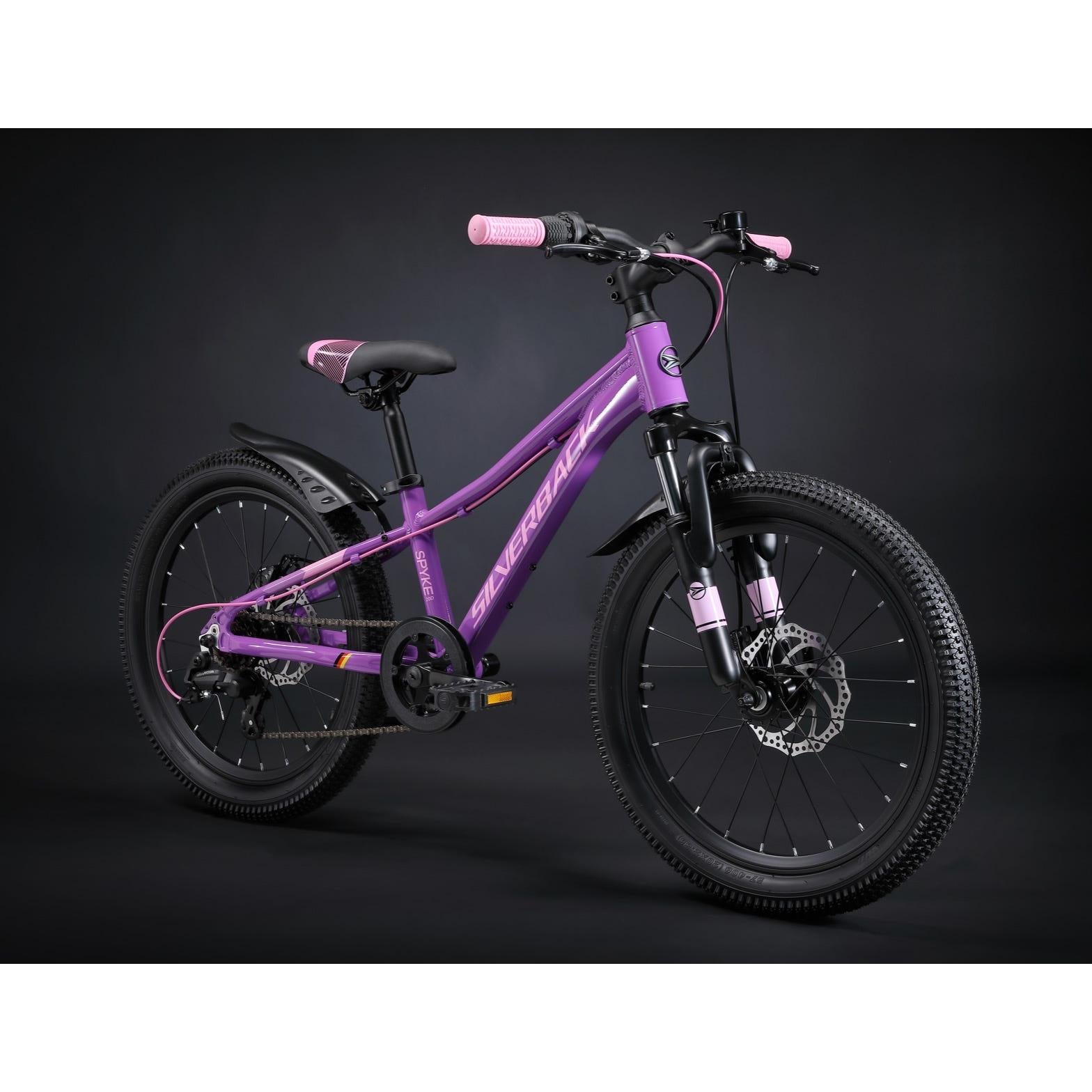Silverback Spyke 20'' Kid's Mountain Bike Purple/Pink