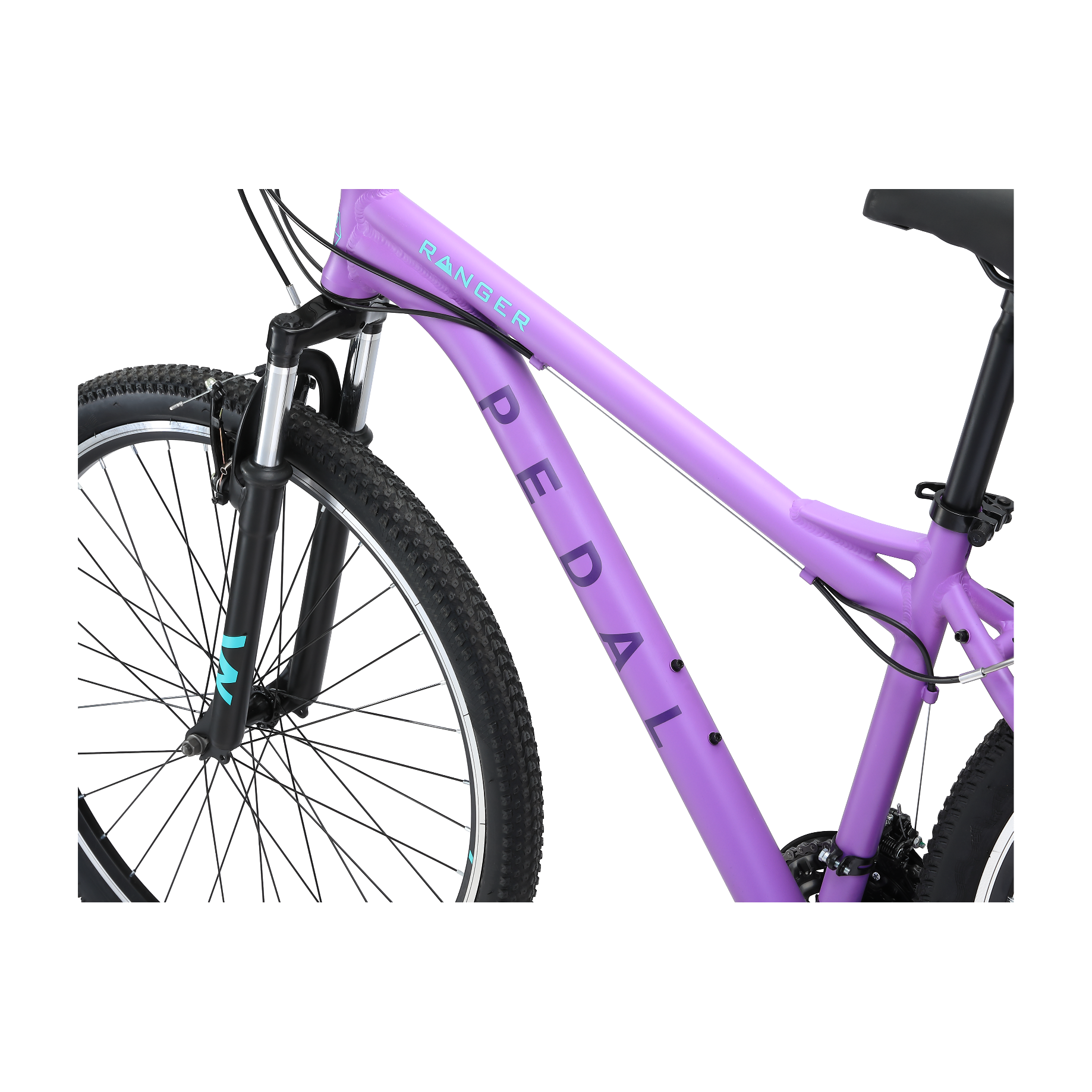 Pedal Ranger 3 Trigger Mountain Bike Lilac/Teal