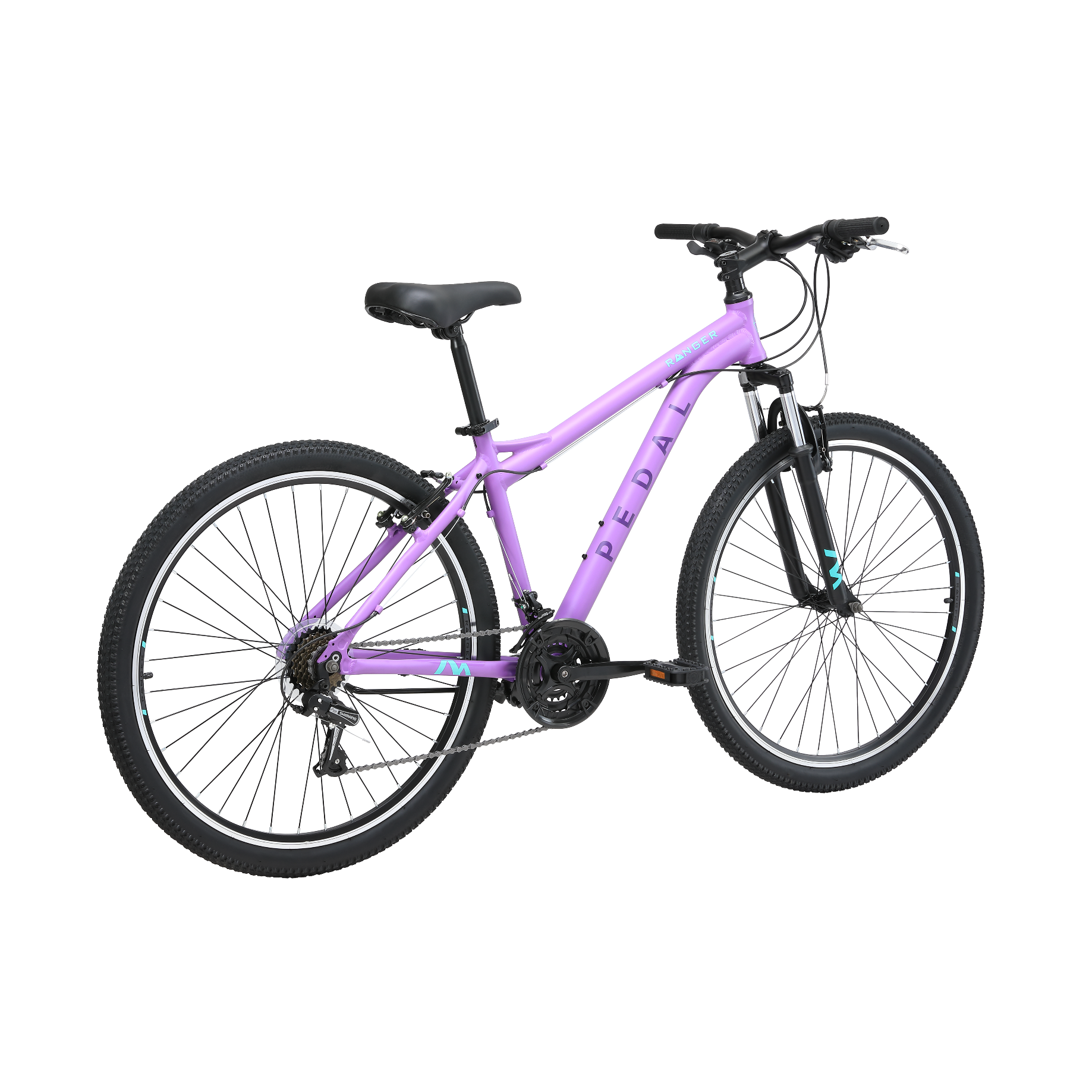 Pedal Ranger 3 Trigger Mountain Bike Lilac/Teal