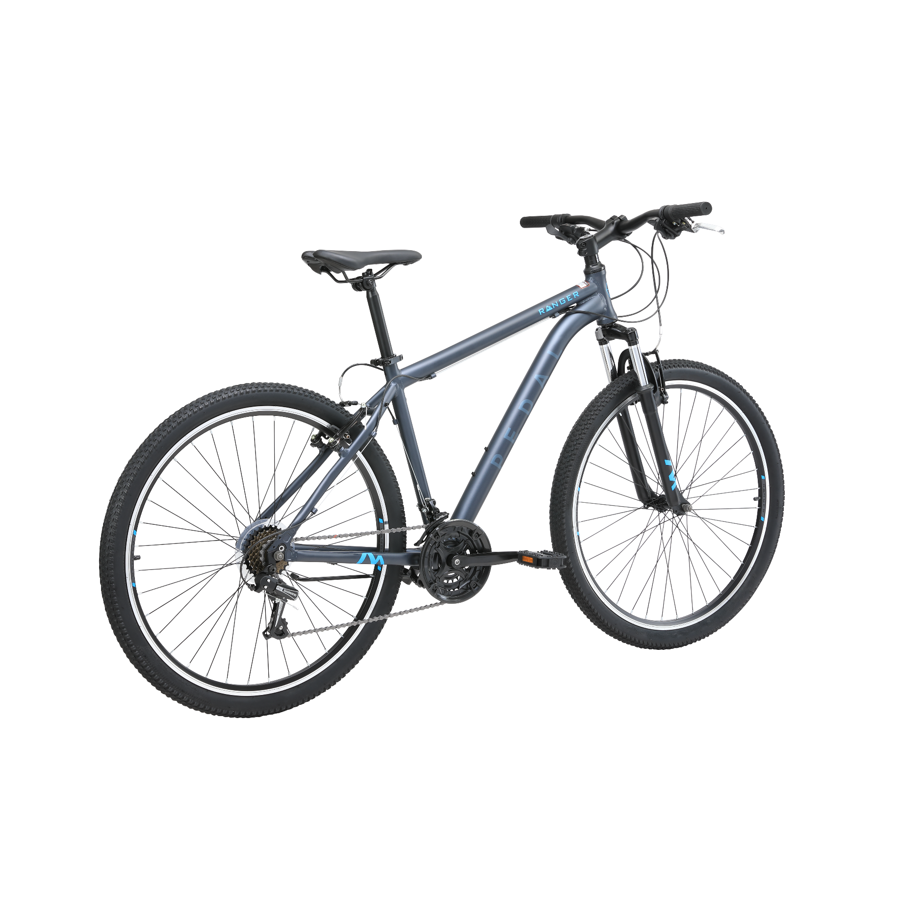 Pedal Ranger Trigger Mountain Bike Black/Blue – 99 Bikes