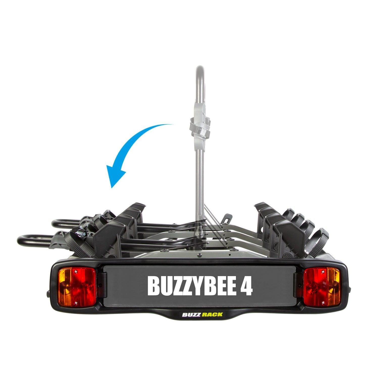Buzzrack Buzzybee 4 Platform 4 Bike Tow Ball Rack