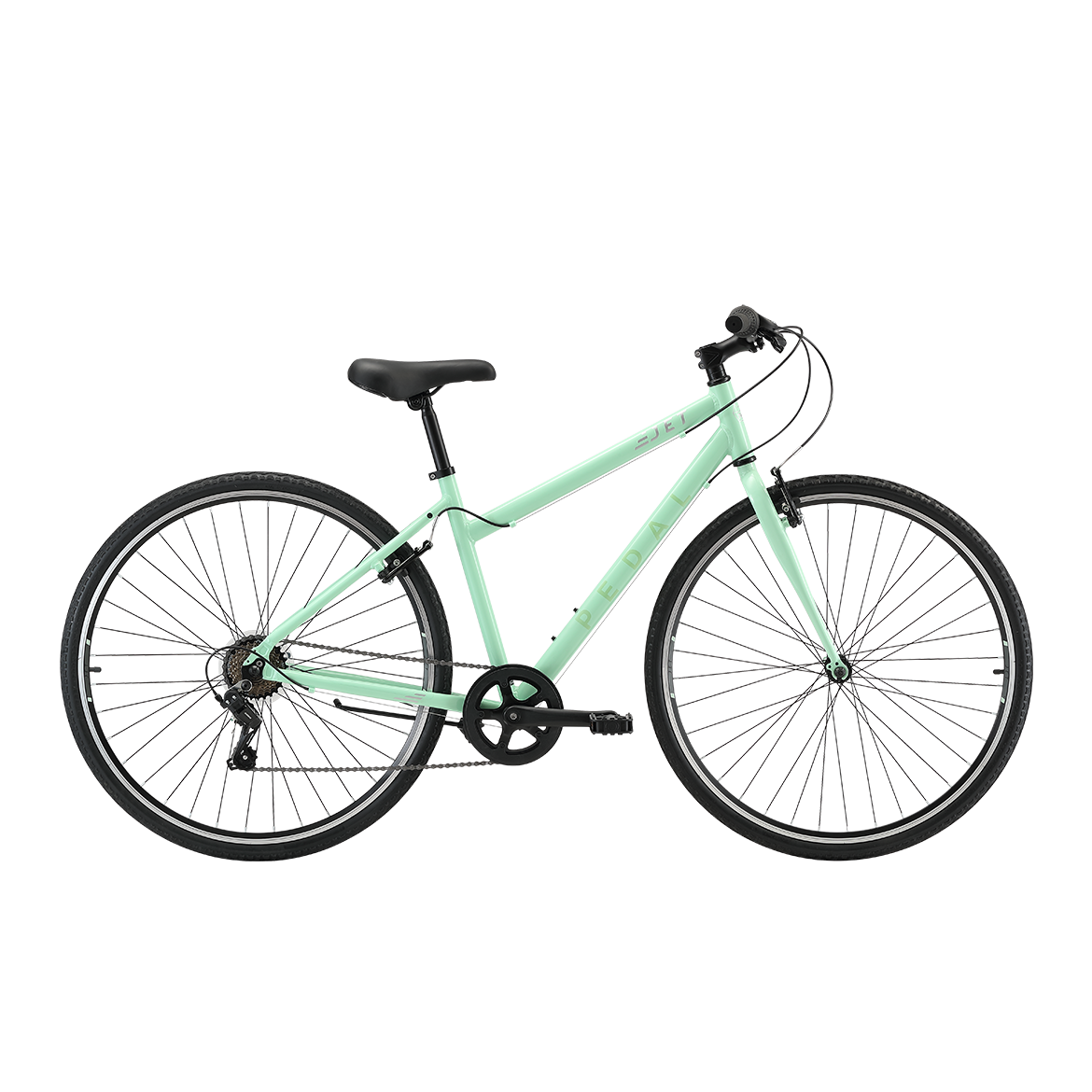 Pedal Jet 2 Trapeze Flat Bar Road Bike Mint
