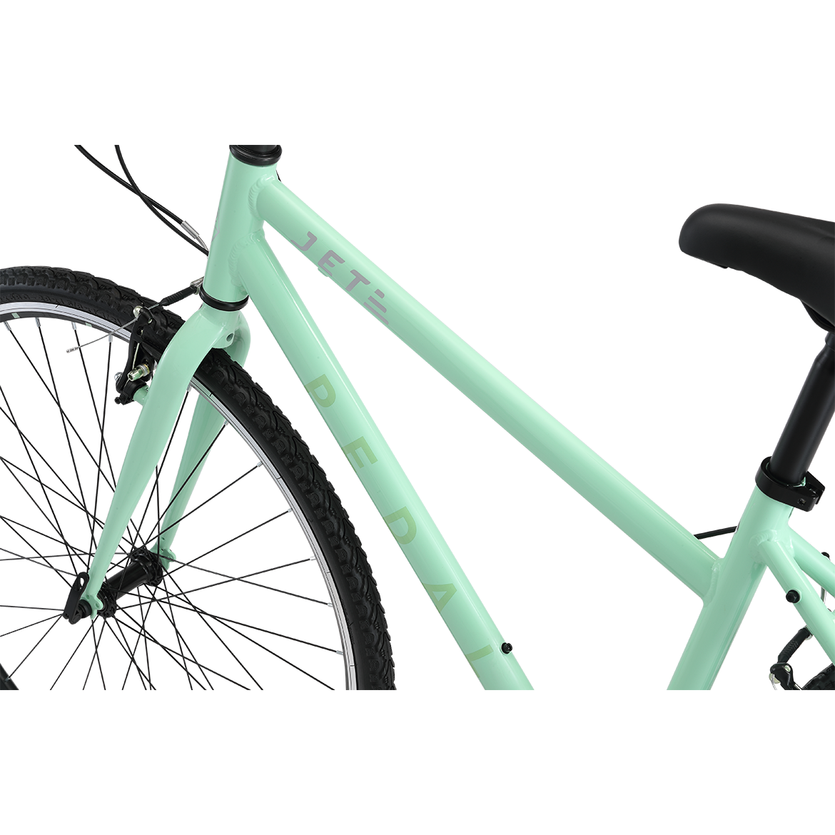 Pedal Jet 2 Trapeze Flat Bar Road Bike Mint