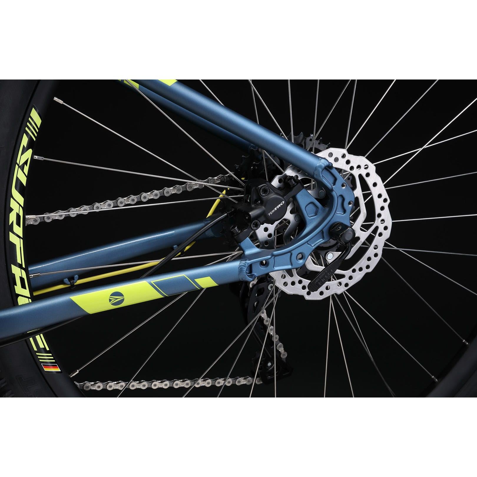 Silverback Stride Sport Mountain Bike Anthracite/Gloss Lime