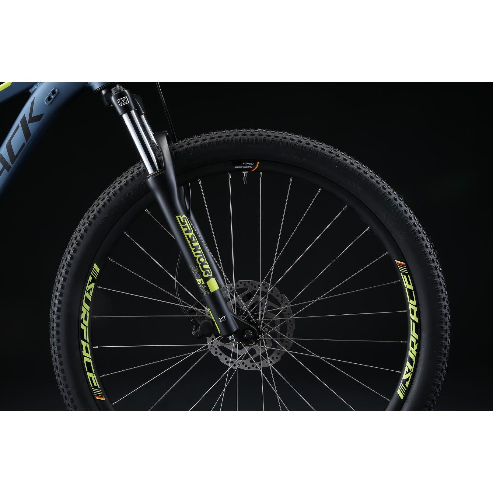 Silverback Stride Sport Mountain Bike Anthracite/Gloss Lime