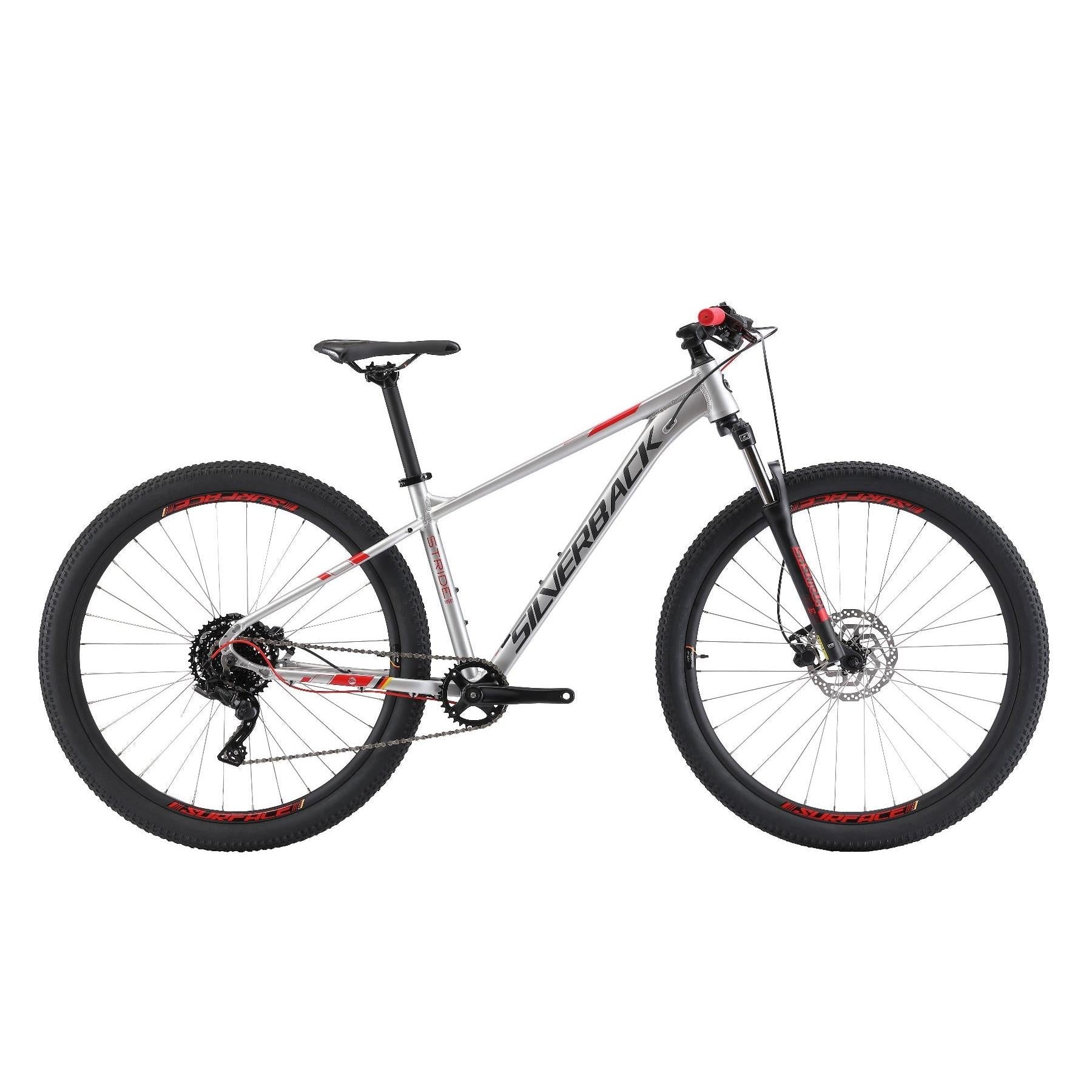 Silverback Stride Sport 29 Mountain Bike Grey/Red