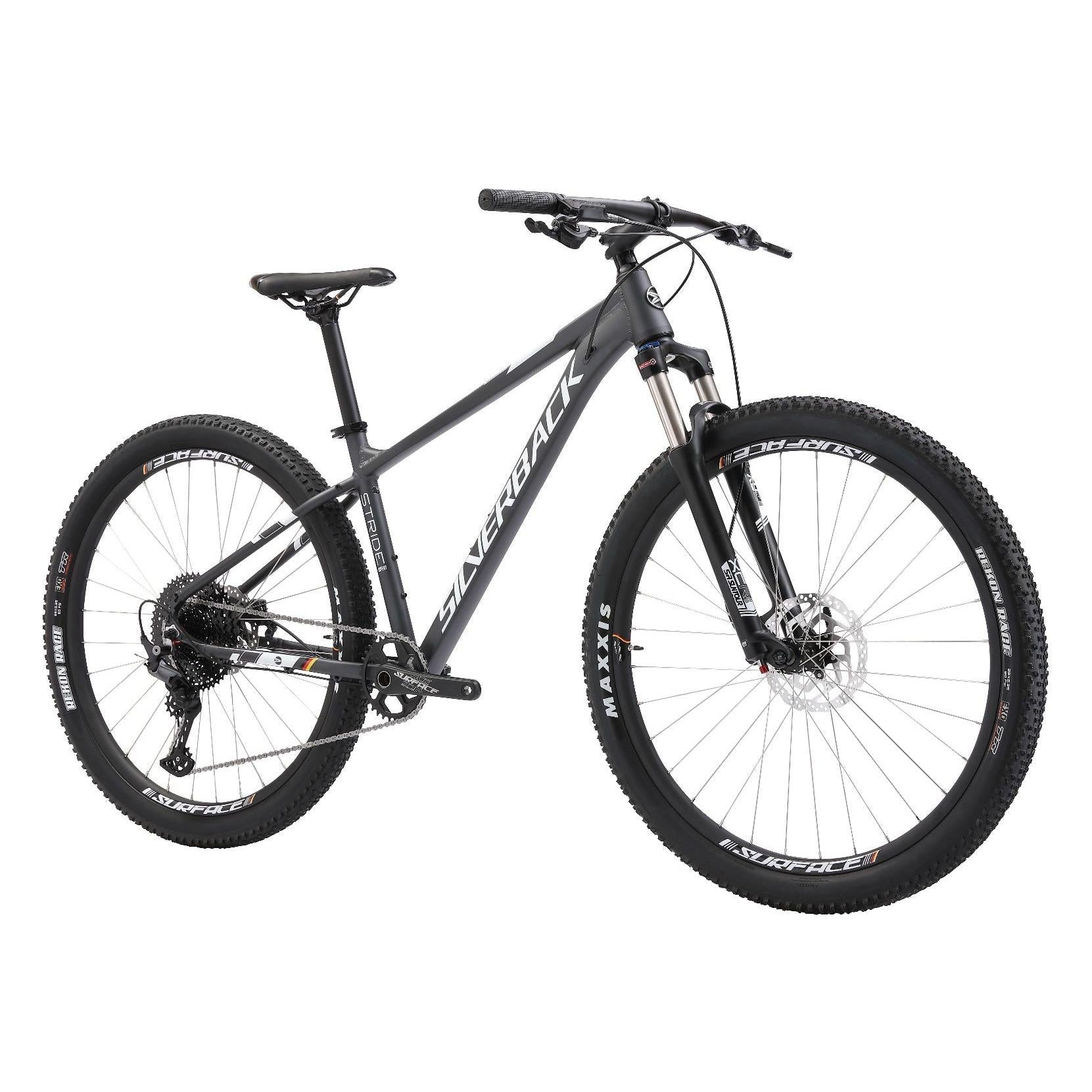 Silverback Stride Expert 29 Mountain Bike Matt Black/White