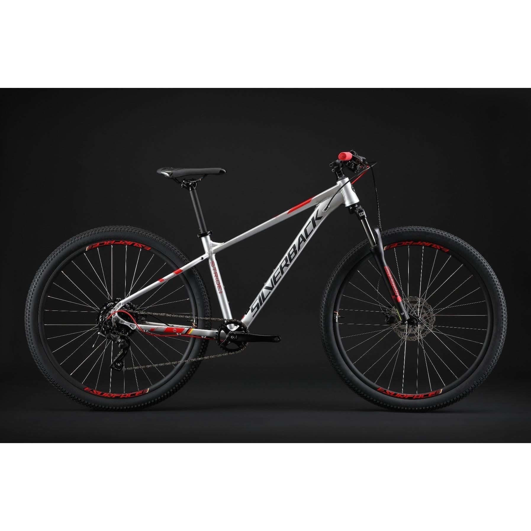 Silverback Stride Sport 29 Mountain Bike Grey/Red
