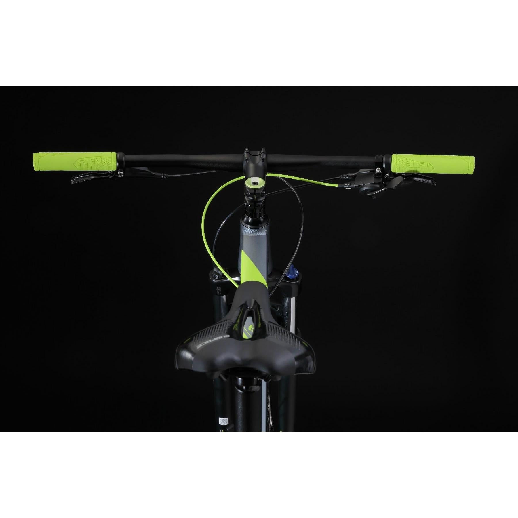 Silverback Stride Comp Hardtail Mountain Bike Grey/Gloss Lime