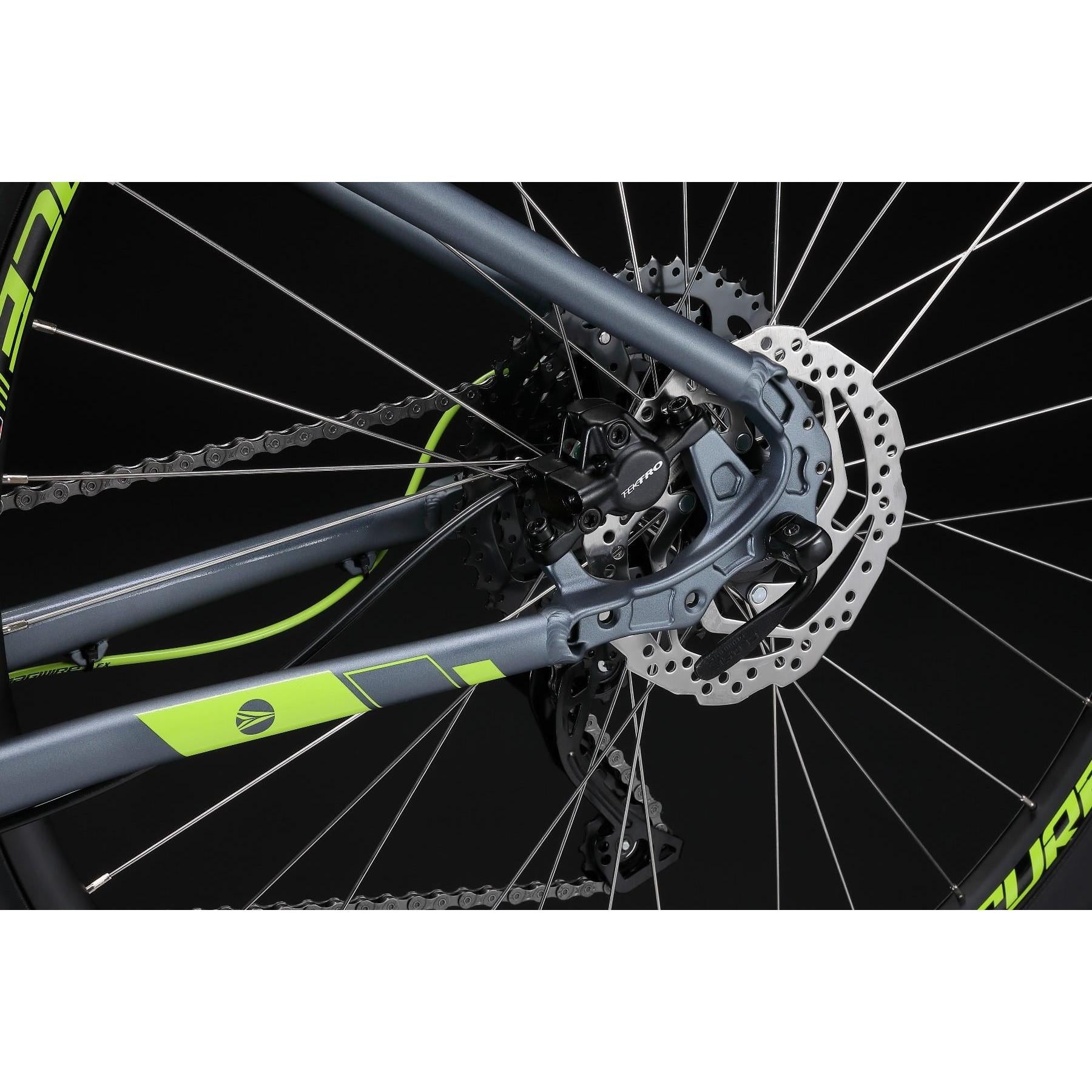 Silverback Stride Comp Hardtail Mountain Bike Grey/Gloss Lime