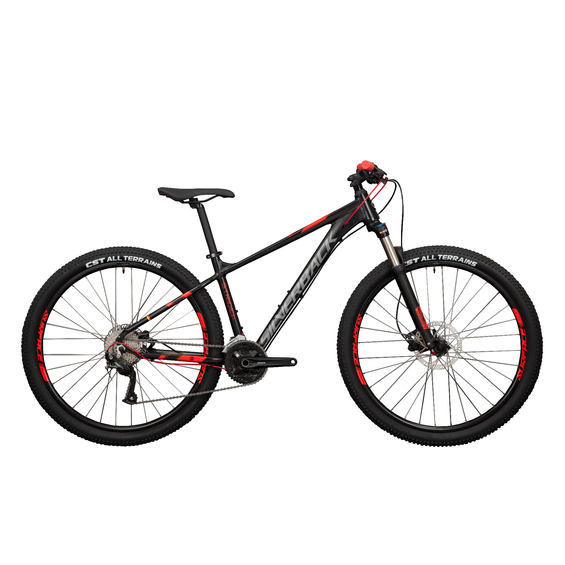 Silverback Stride Elite SE 27.5 Mountain Bike Black/Red (2020)