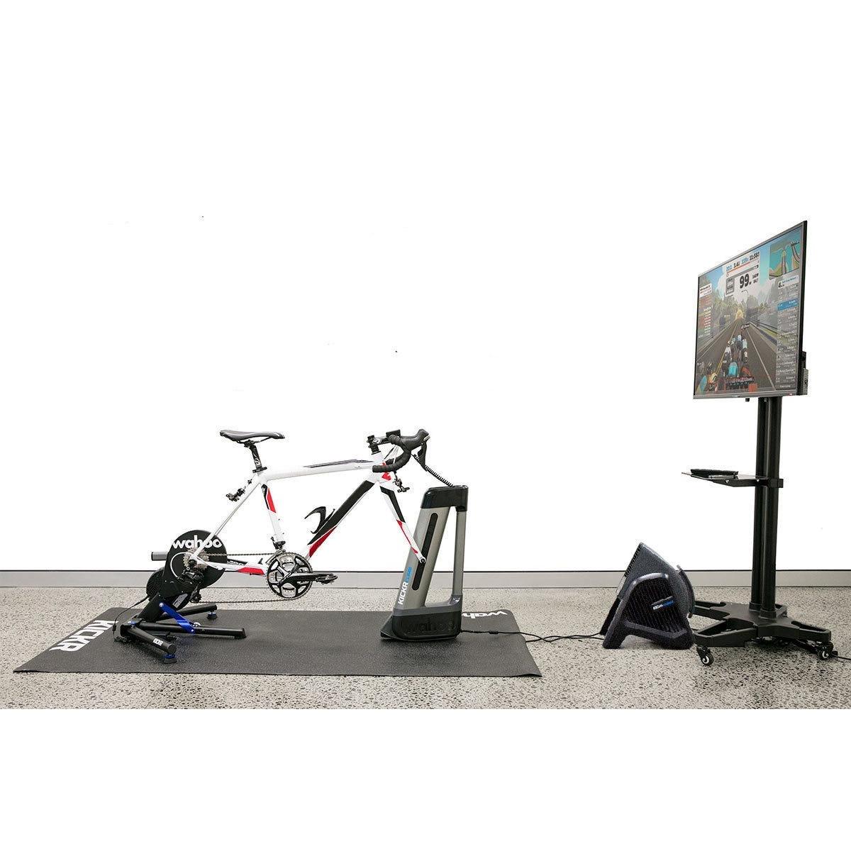 Wahoo KICKR Ultimate Indoor Smart Trainer Ecosystem With 43 Inch TV