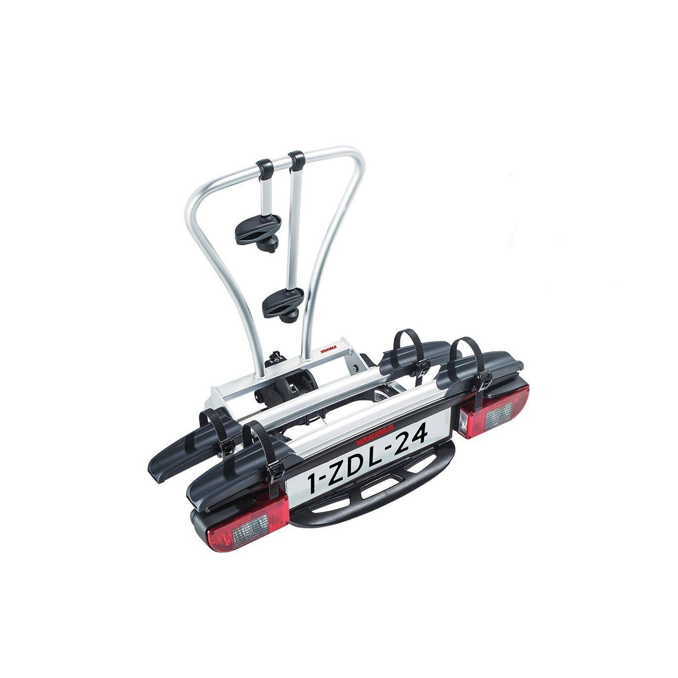 Yakima JustClick2 Two-Bike Towball Mounted Carrier Silver/Black