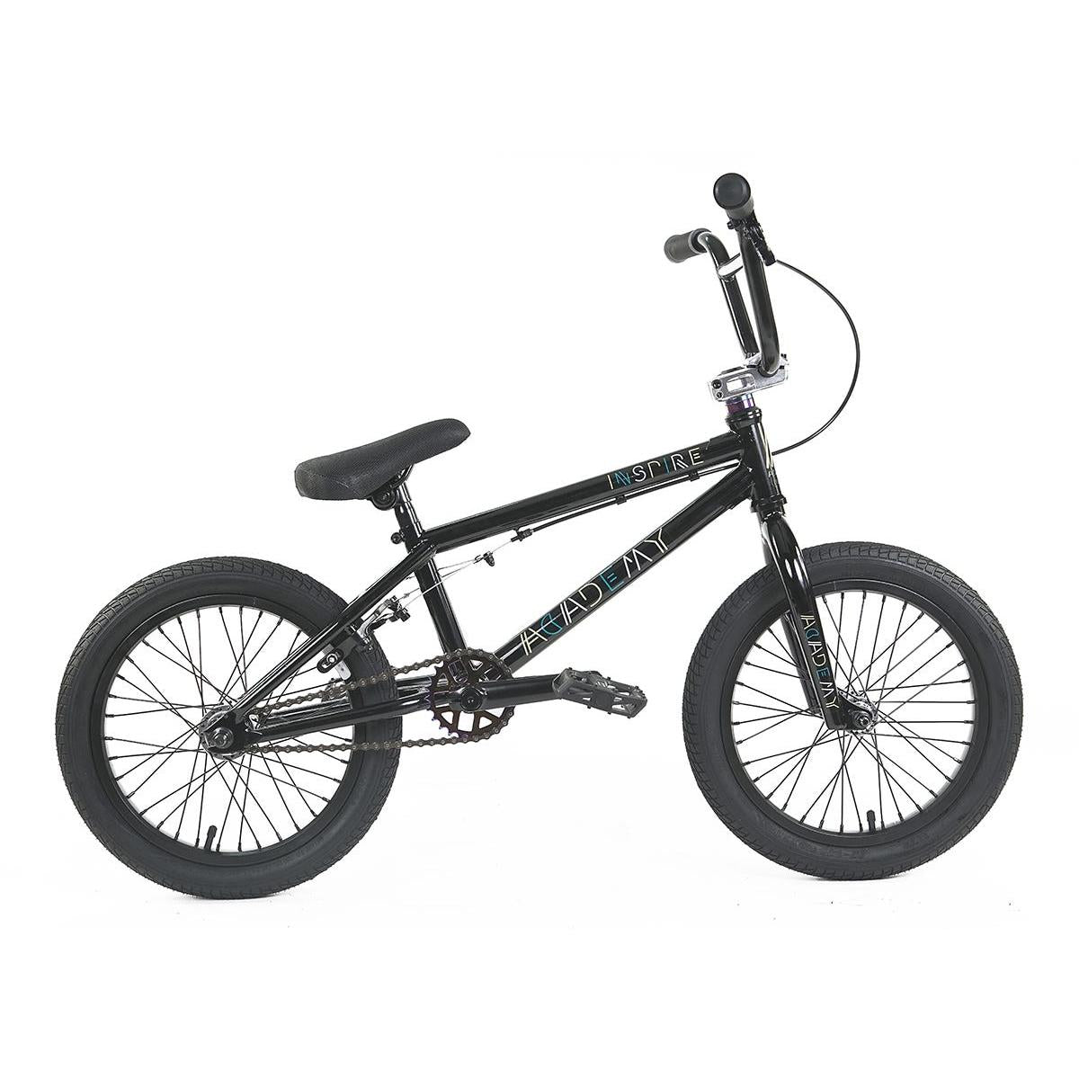 Academy Inspire 16 BMX Bike Gloss Black/Rainbow (2019)