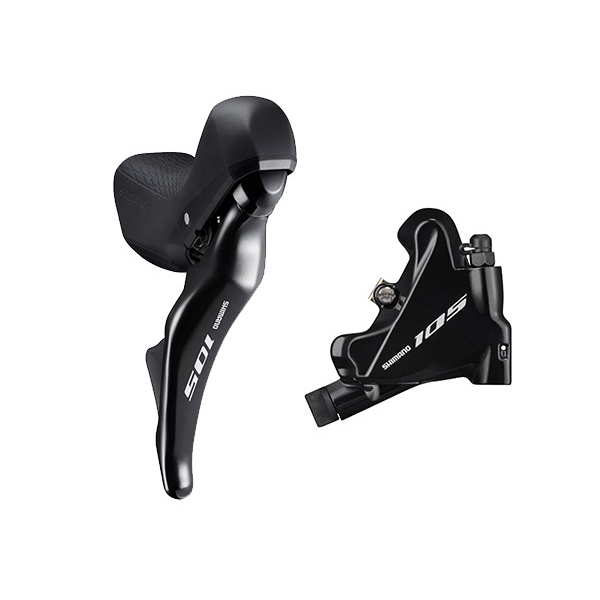 Shimano 105 R7025 Left Lever with R7070 Rear Disc Brake