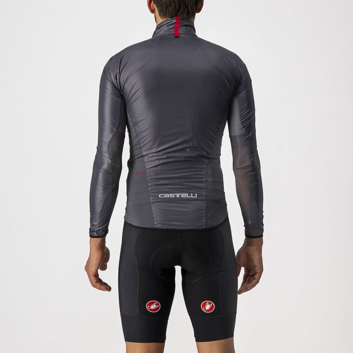 Castelli Aria Shell Jacket Dark Grey