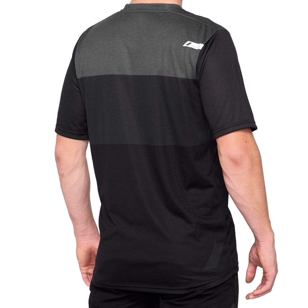 100% Airmatic Short Sleeve Jersey Charcoal/Black