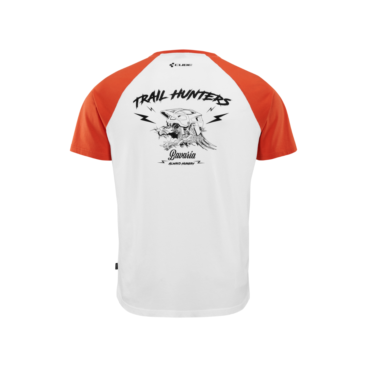 Cube Trail Hunter Organic T-Shirt White/Red