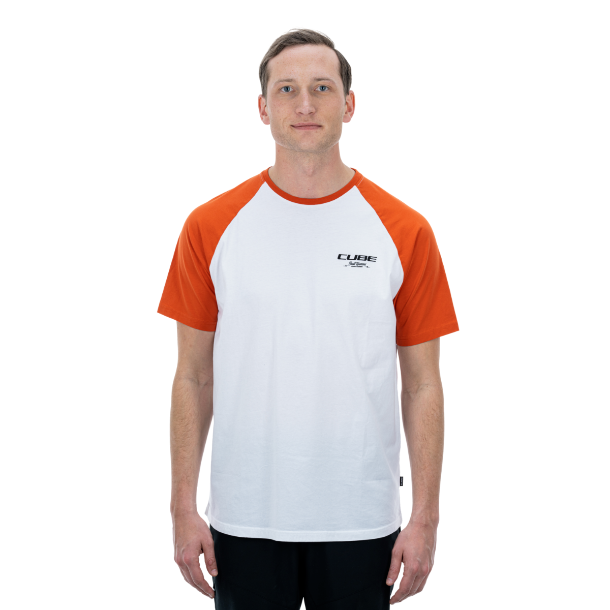 Cube Trail Hunter Organic T-Shirt White/Red