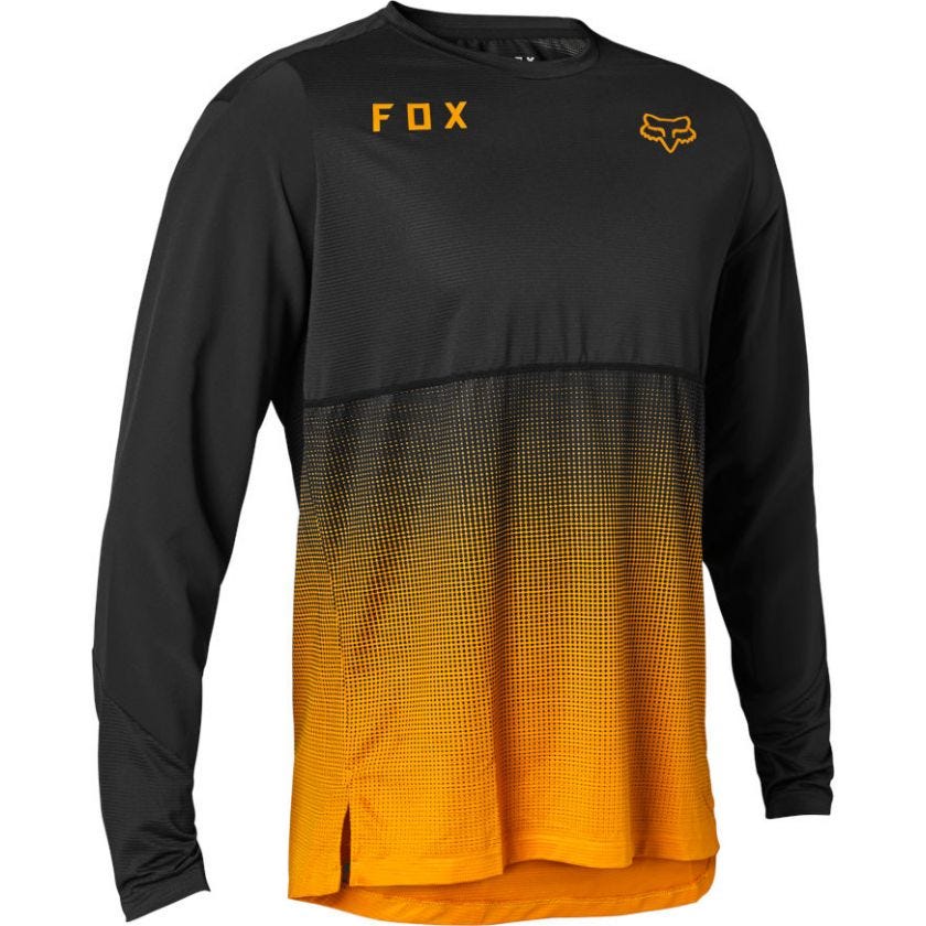 FOX Flexair Long Sleeve Jersey Black/Gold