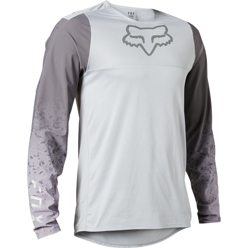 FOX Flexair RS Long Sleeve Jersey Lunar Light Grey