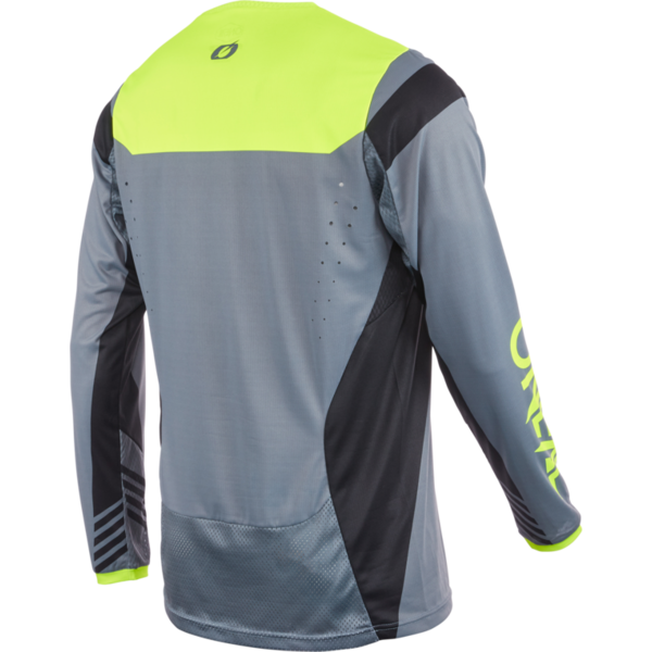 O'Neal Element Fr Hybrid Long Sleeve Jersey Grey/Neon Yellow