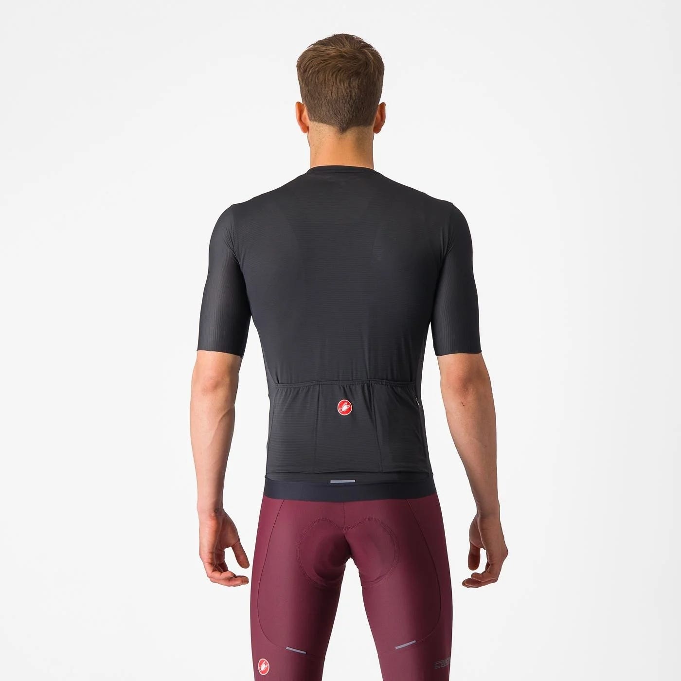 Castelli Espresso Short Sleeve Jersey Light Black/Dark Gray