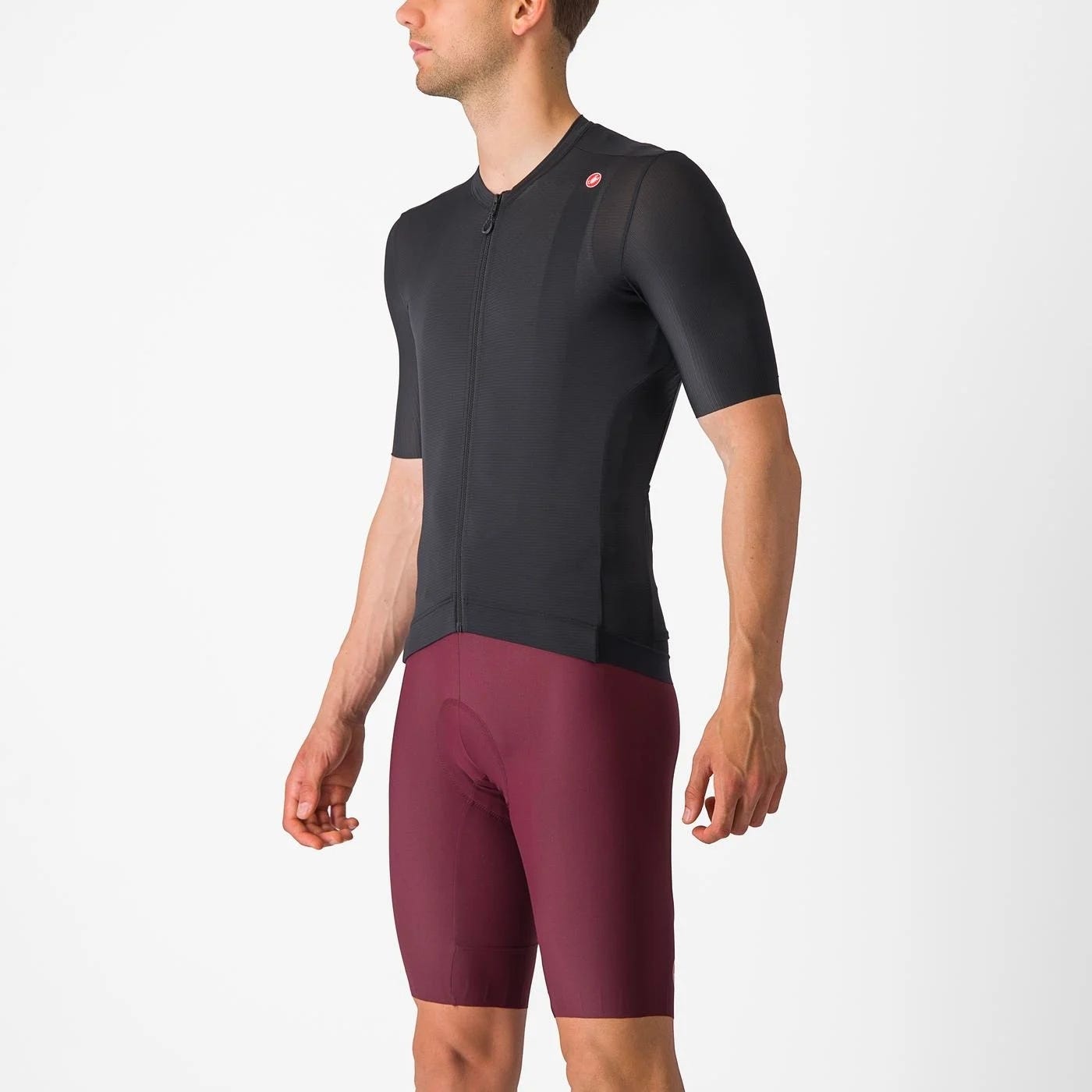 Castelli Espresso Short Sleeve Jersey Light Black/Dark Gray