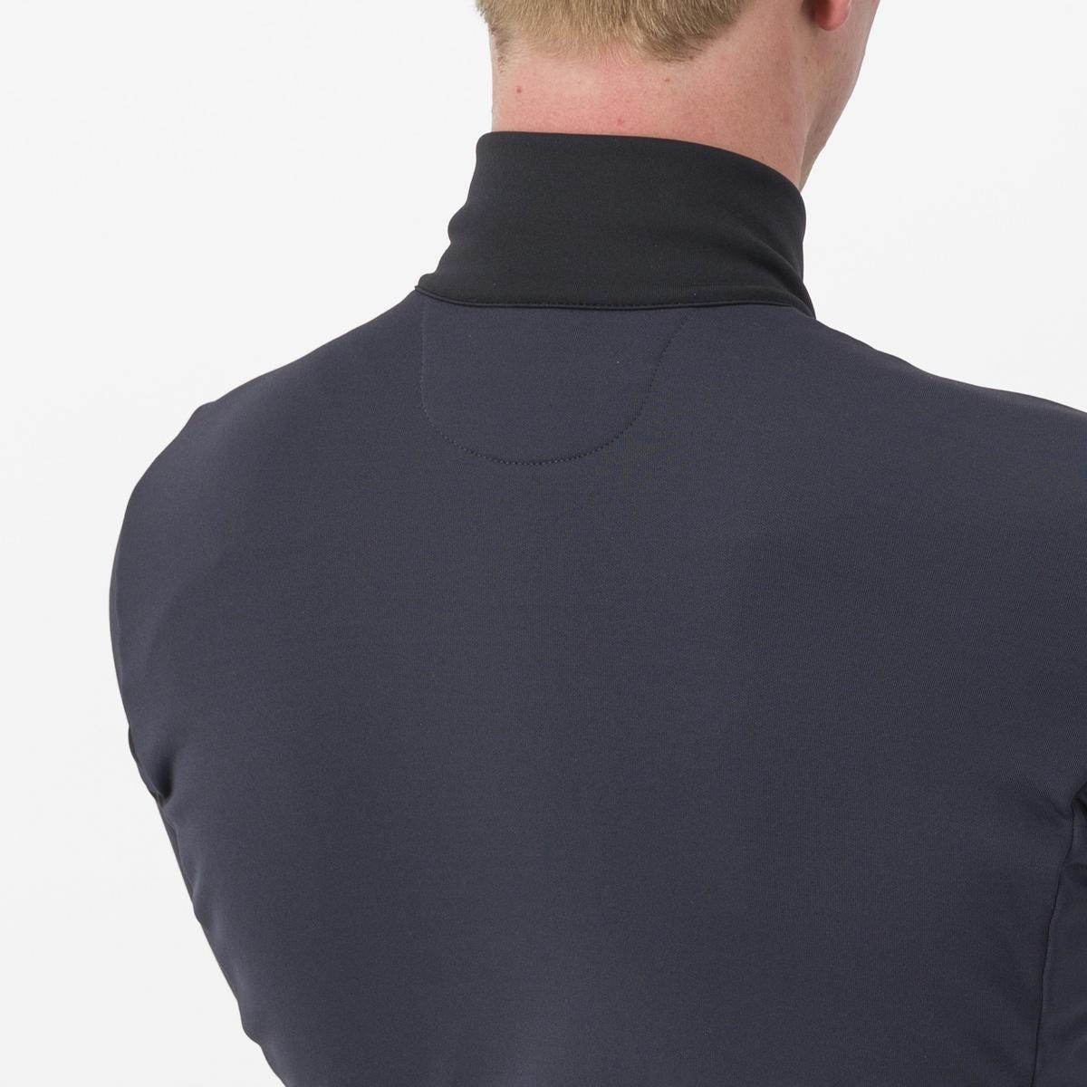 Castelli Entrata Thermal Jersey Light Black Red