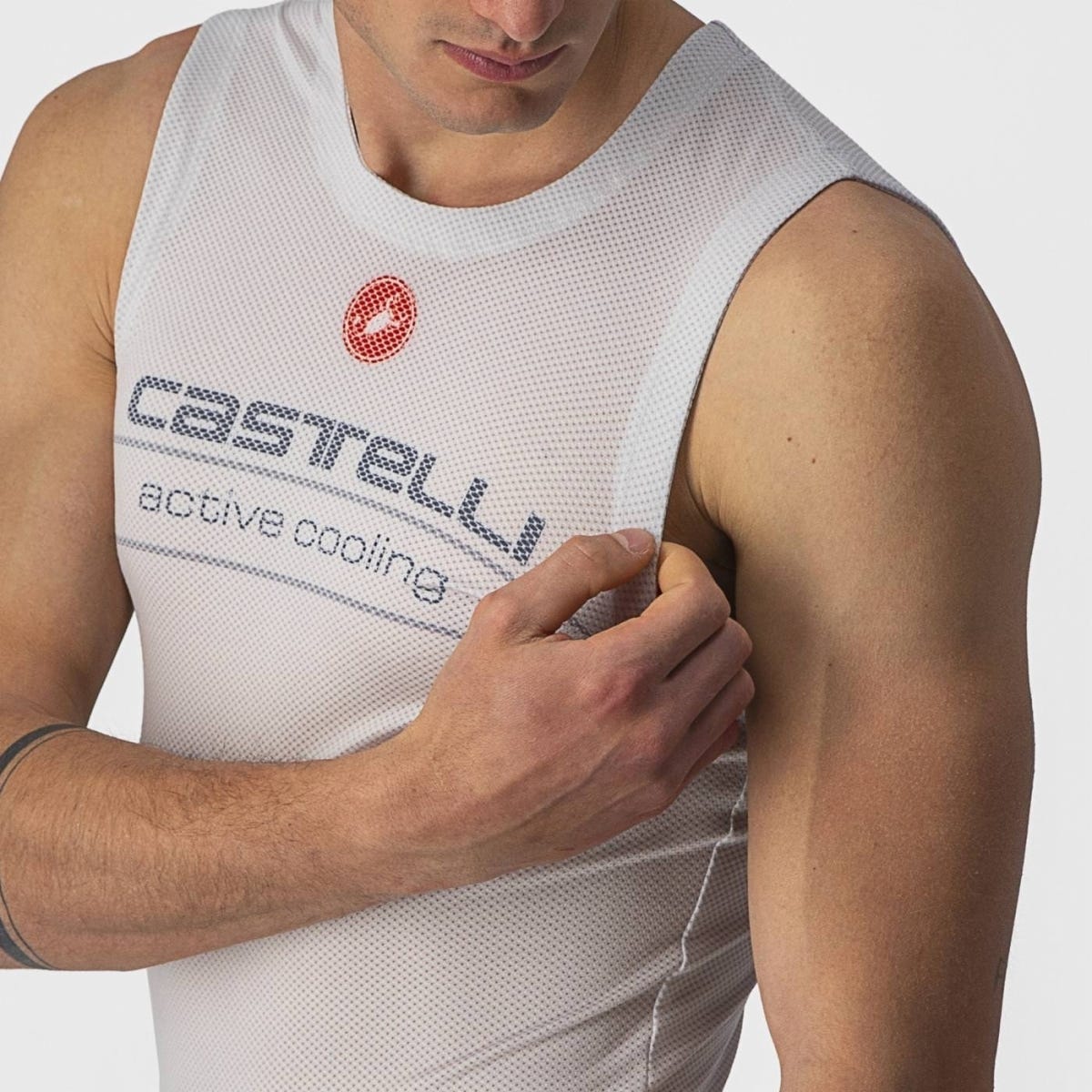 Castelli Active Cooling Sleeveless Undershirt Silver/Grey