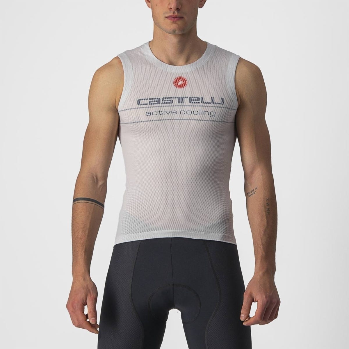 Castelli Active Cooling Sleeveless Undershirt Silver/Grey