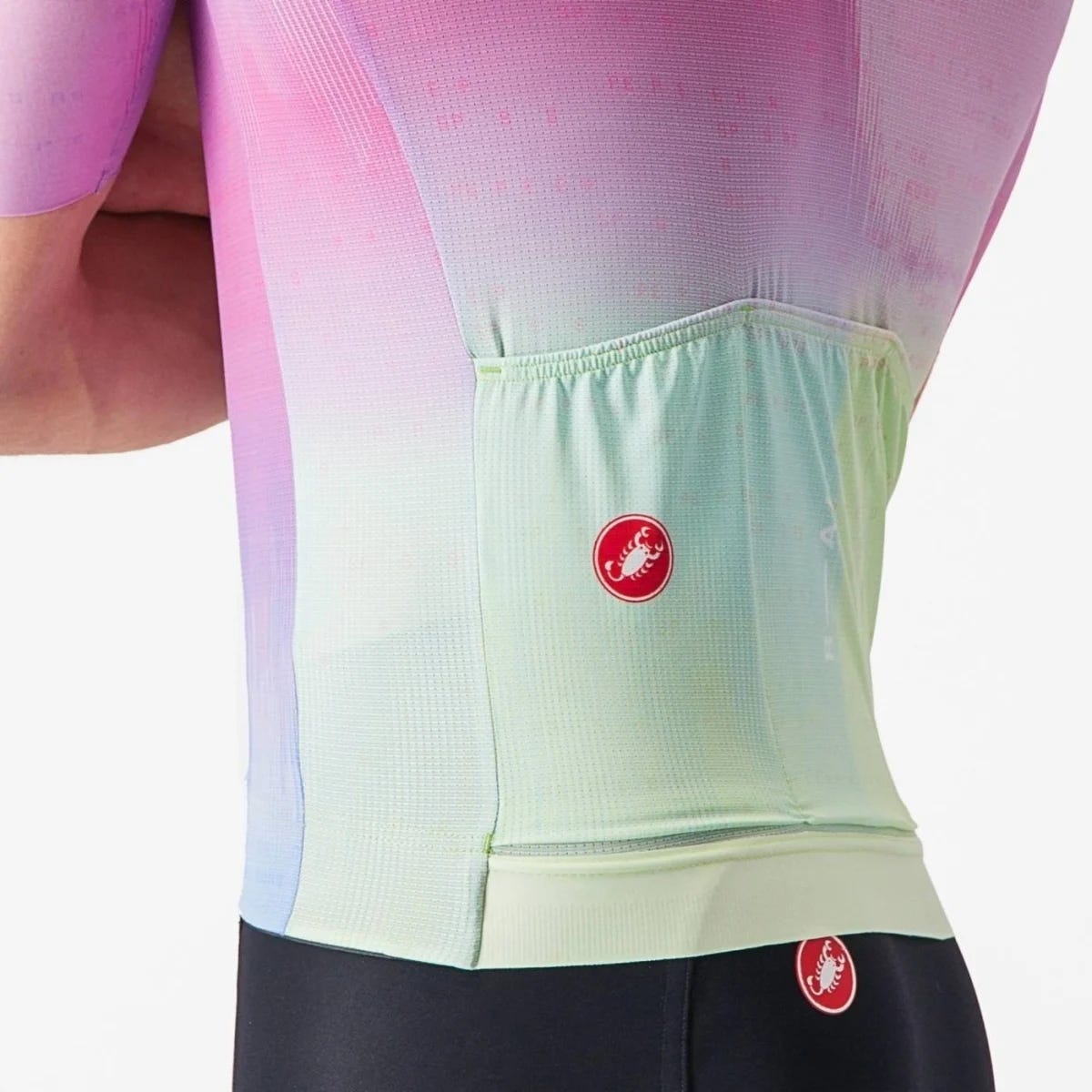 Castelli R-A/D Short Sleeve Jersey Multicolour Violet