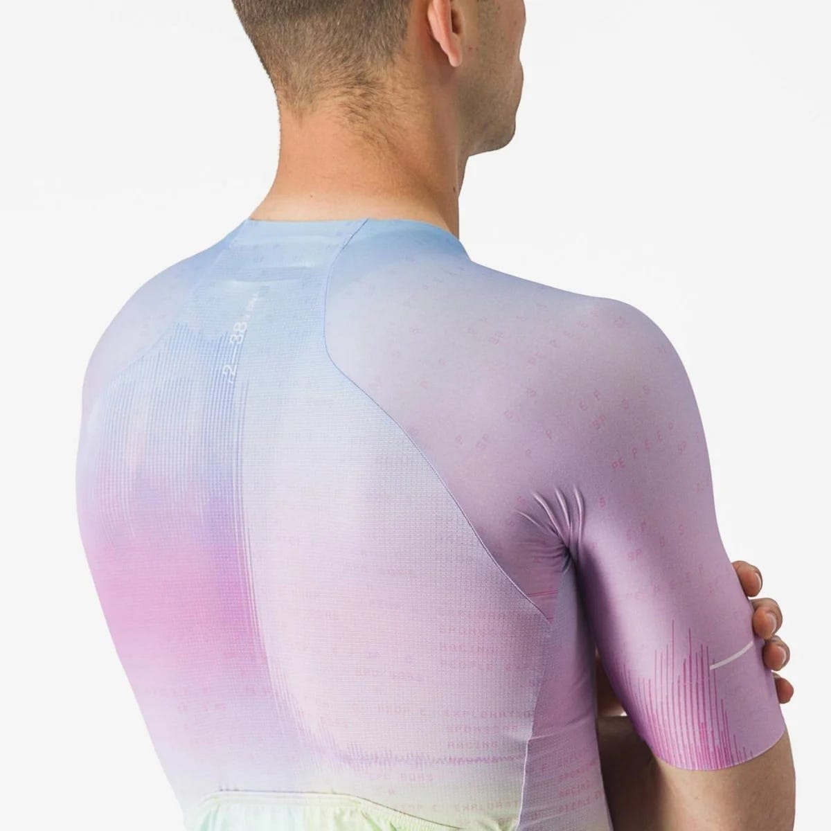 Castelli R-A/D Short Sleeve Jersey Multicolour Violet