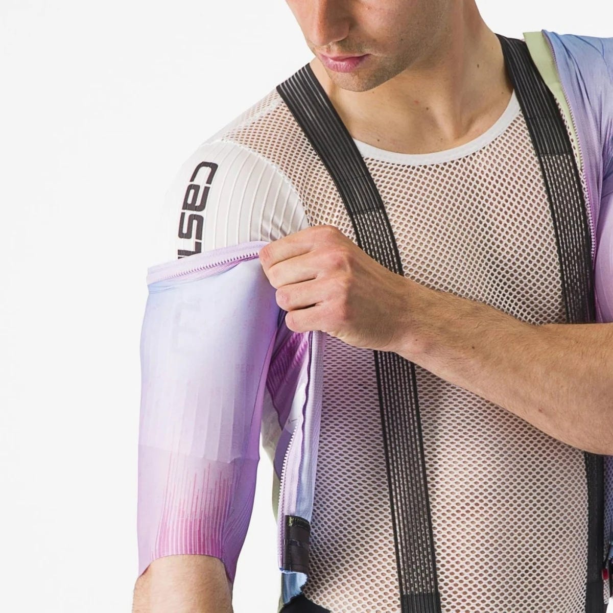 Castelli R-A/D Short Sleeve Jersey Multicolour Violet