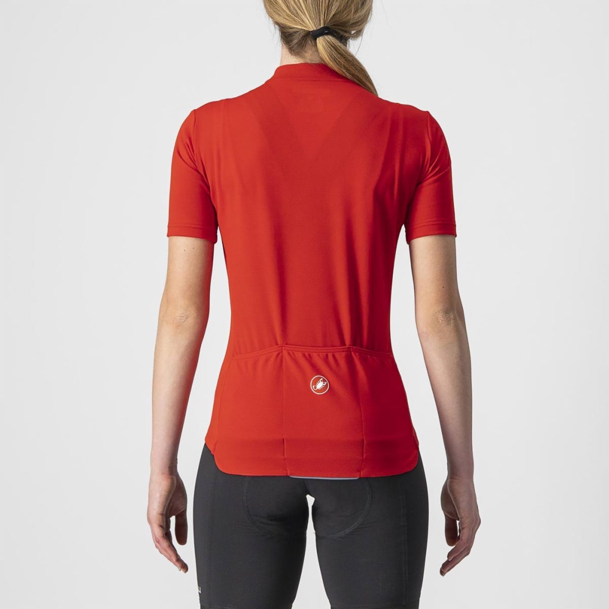 Castelli Anima 3 Women's Short Sleeve Jersey Red/Black