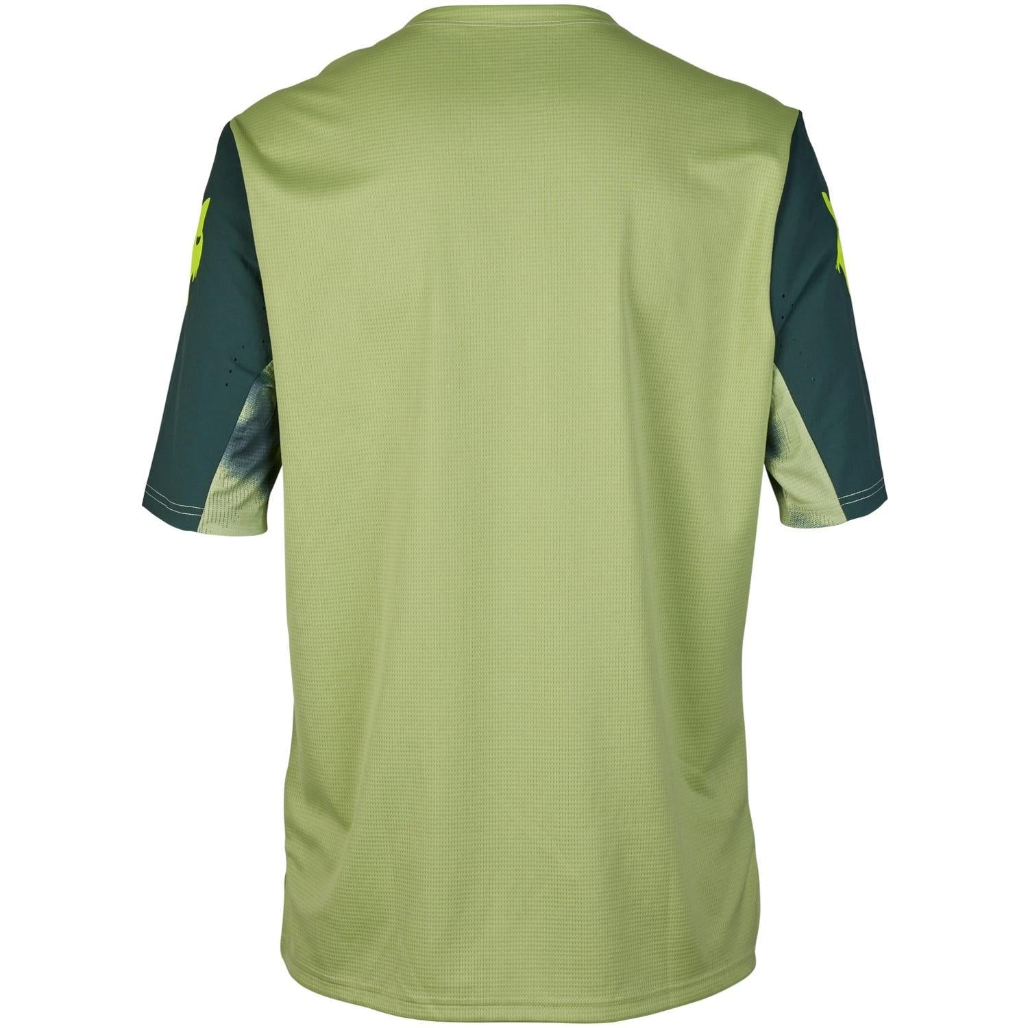 FOX Defend Short Sleeve Jersey Taunt Green 2024