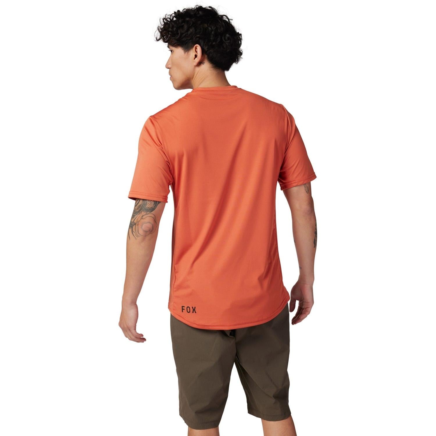 FOX Ranger Short Sleeve Jersey Lab Head Atomic Orange 2024