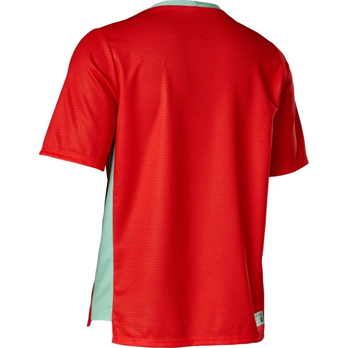 FOX Defend Youth Jersey Fluoro Red 2023