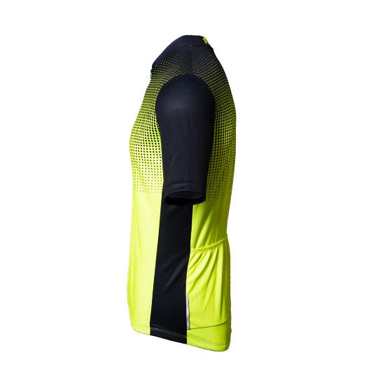 Pedal Short Sleeve Jersey Black Lime