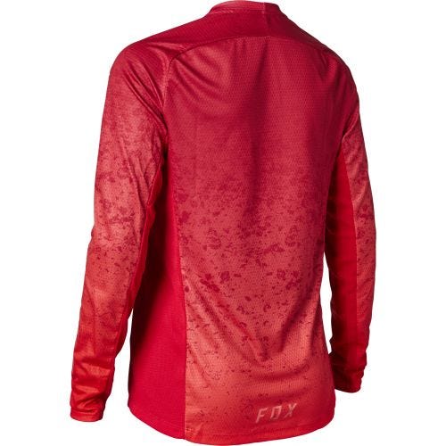 FOX Defend Women's Long Sleeve Jersey Lunar Berry Punch